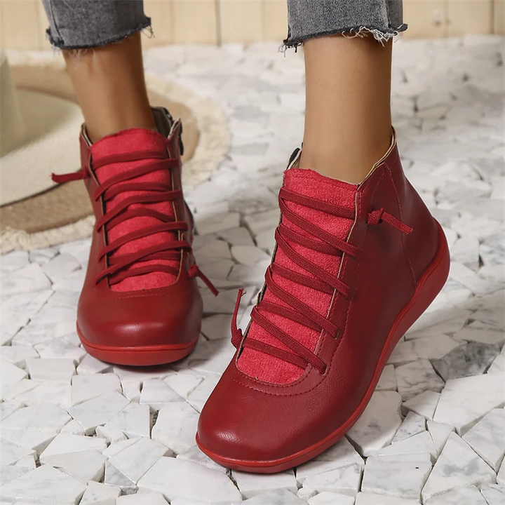 Héloïse – Zip-Up Ankle Boots with Non-Slip Sole