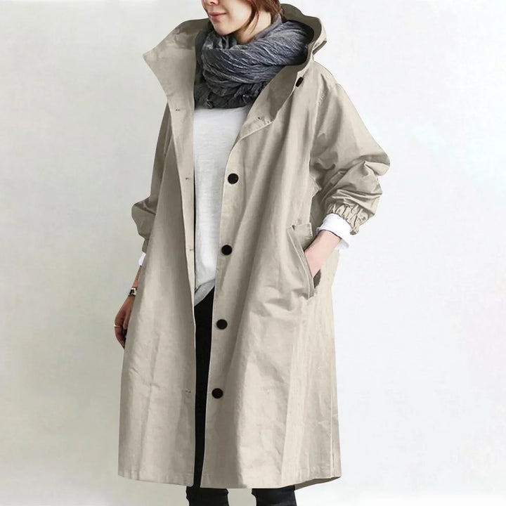 Gisèle™ | Elegant & Comfortable Hooded Trench