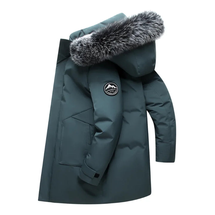 Gaspard – Mid-Length Parka with Detachable Hood