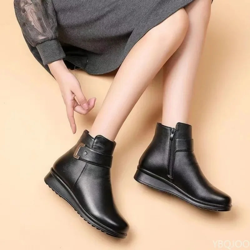 Sidonie – Non-Slip Flat Winter Ankle Boots