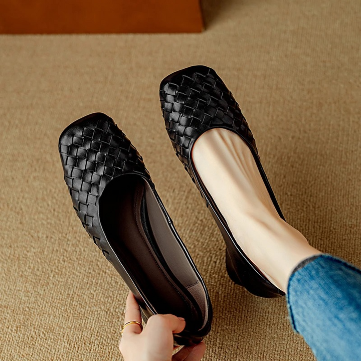 Marcelle Leather Flats