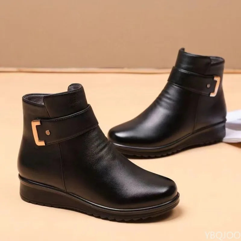 Sidonie – Non-Slip Flat Winter Ankle Boots