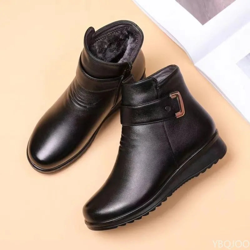 Sidonie – Non-Slip Flat Winter Ankle Boots