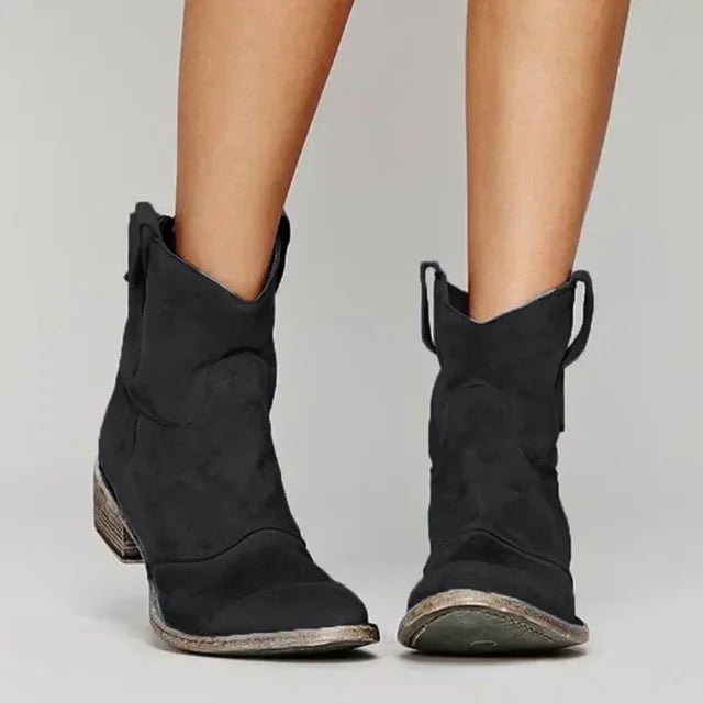 Marielle – Modern Western Ankle Boots