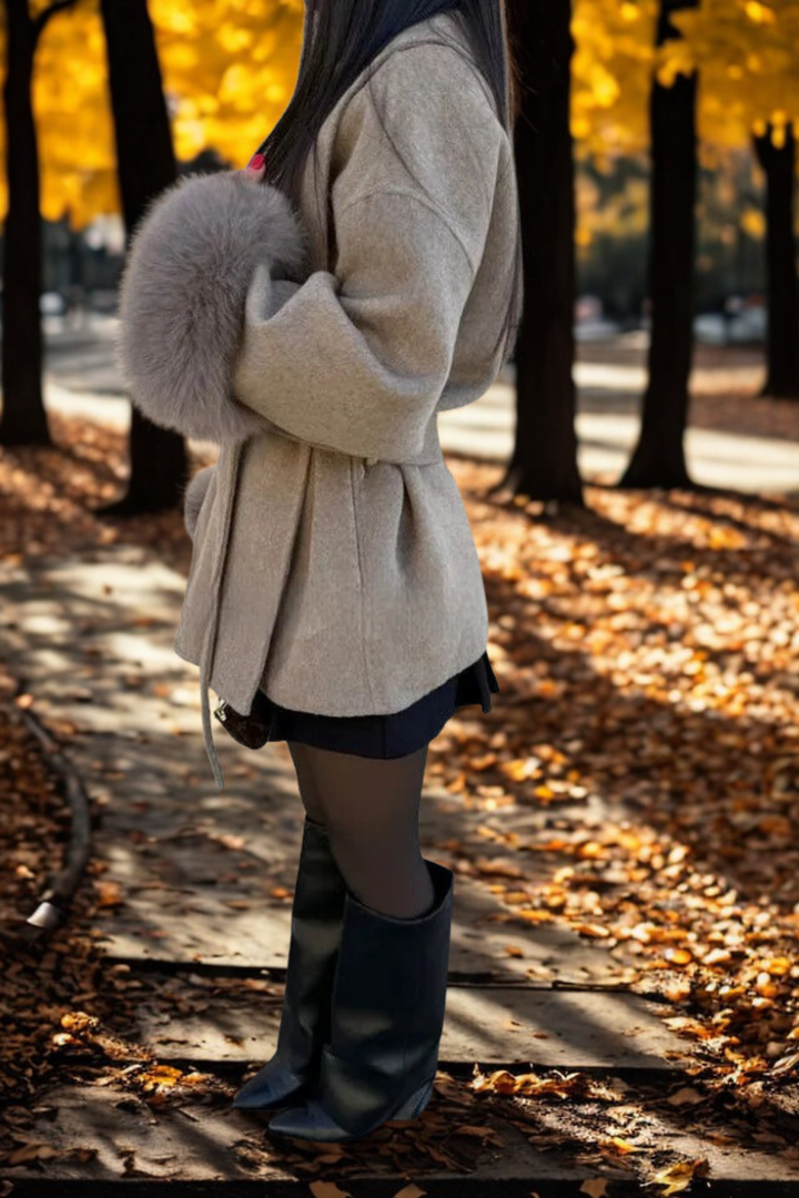 FAUX FUR COAT