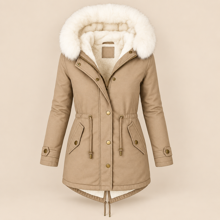 Isaure – Lined Parka with Drawstring Waist