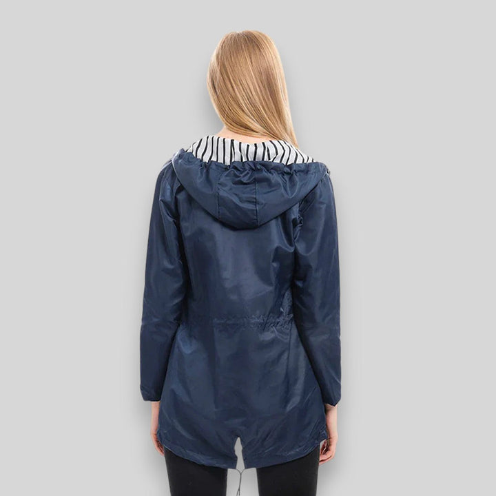Murielle – Jacket with Striped Lining