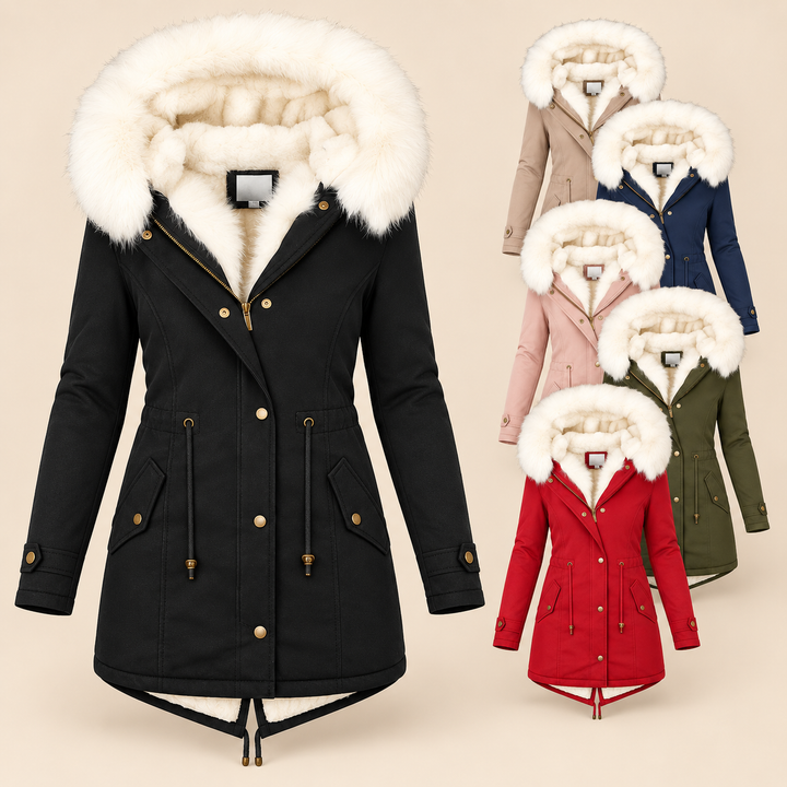 Isaure – Lined Parka with Drawstring Waist