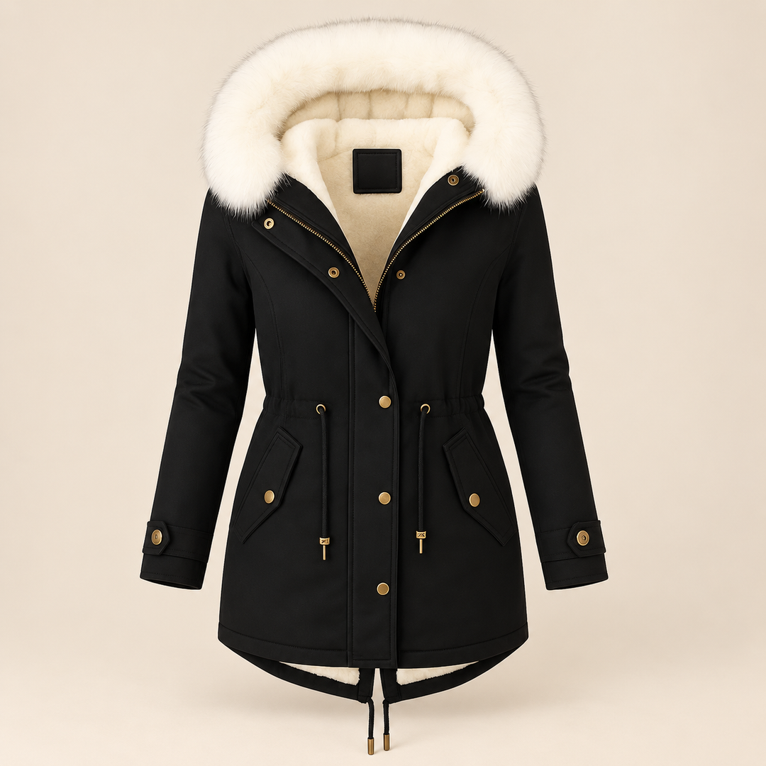 Isaure – Lined Parka with Drawstring Waist