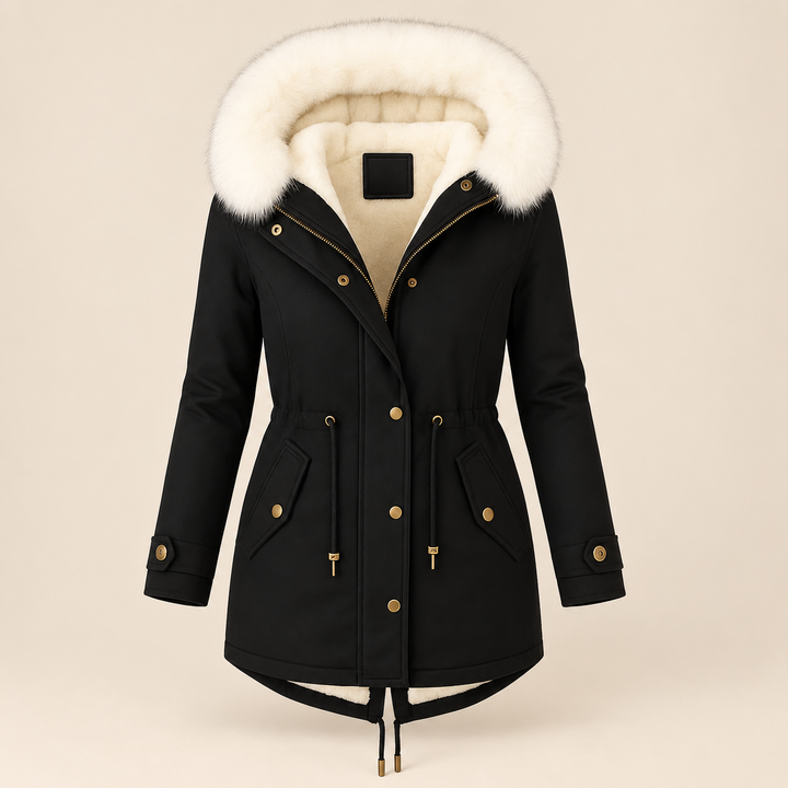 Isaure – Lined Parka with Drawstring Waist