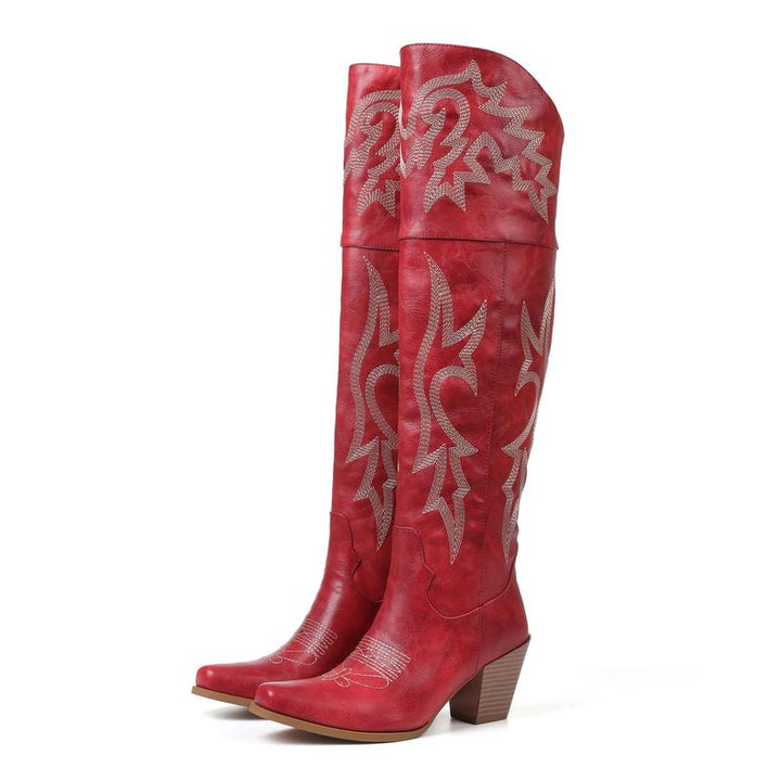 Joséphine – Western-Style Over-the-Knee Boots