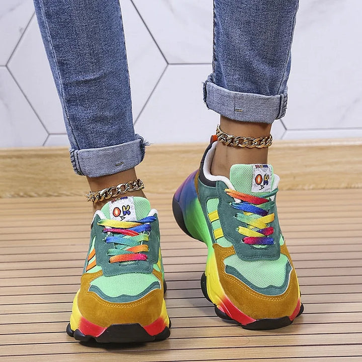 Joëlle – Sneakers with Rainbow Details