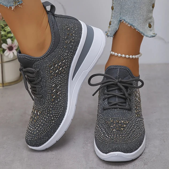 Kylie | Lightweight Lace Up Sneakers