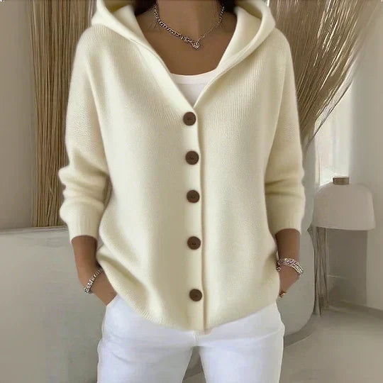 Cugnet – Hooded Button Cardigan