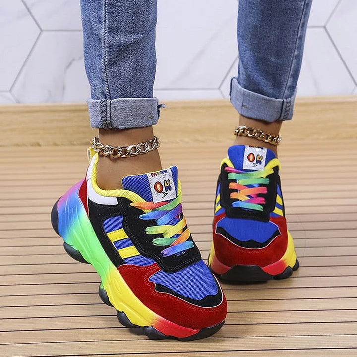 Joëlle – Sneakers with Rainbow Details