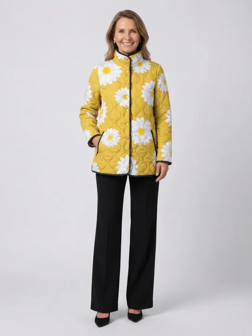 Leontine – Printed Quilted Jacket