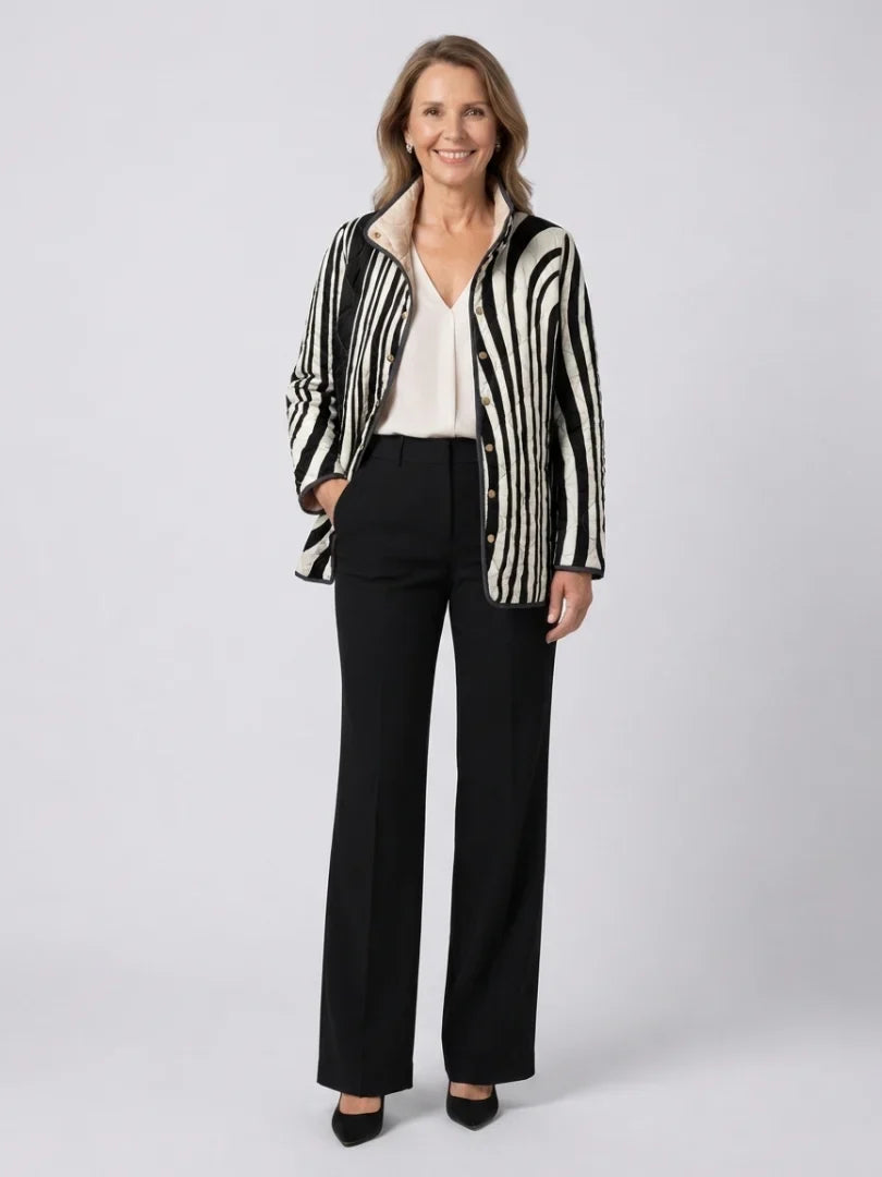 Leontine – Printed Quilted Jacket