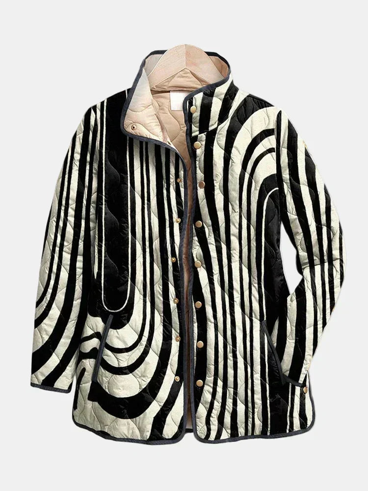 Leontine – Printed Quilted Jacket