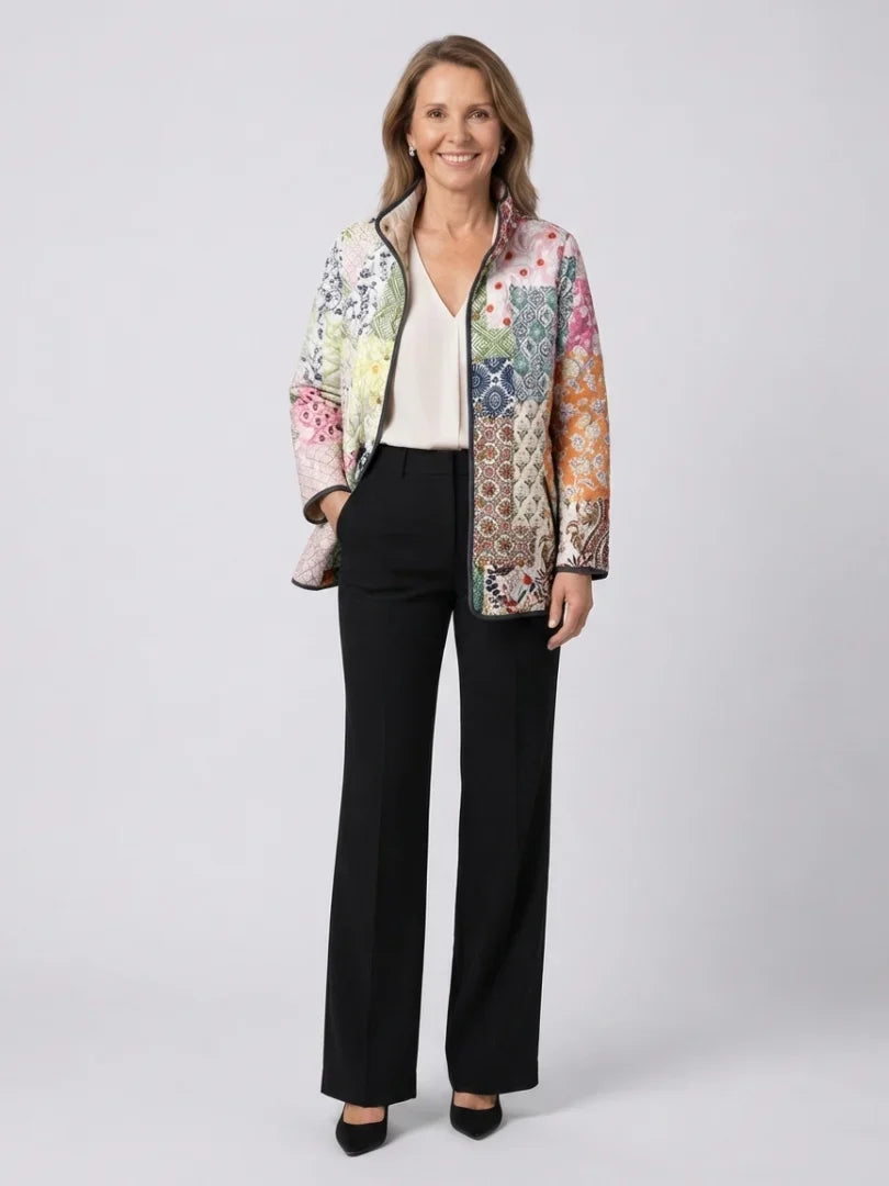 Leontine – Printed Quilted Jacket