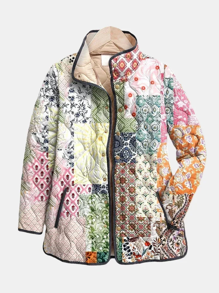 Leontine – Printed Quilted Jacket