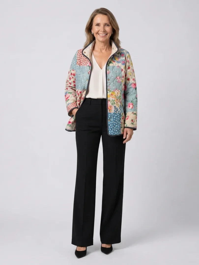 Leontine – Printed Quilted Jacket