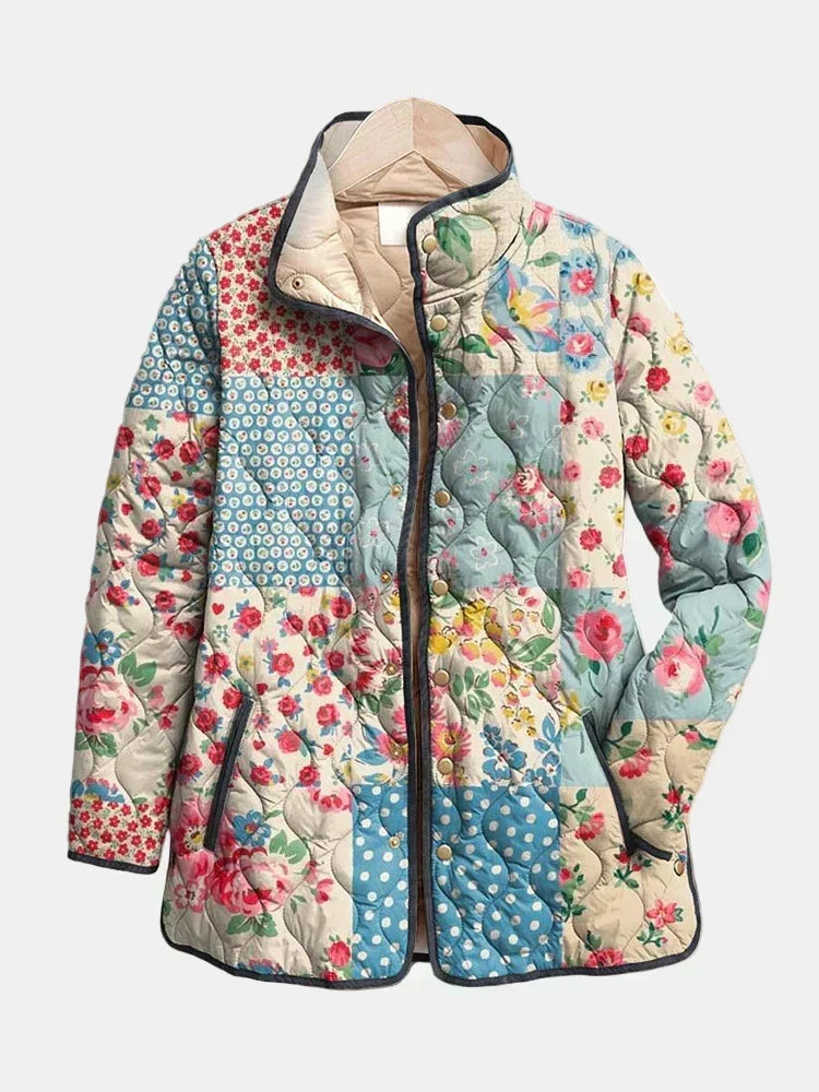 Leontine – Printed Quilted Jacket