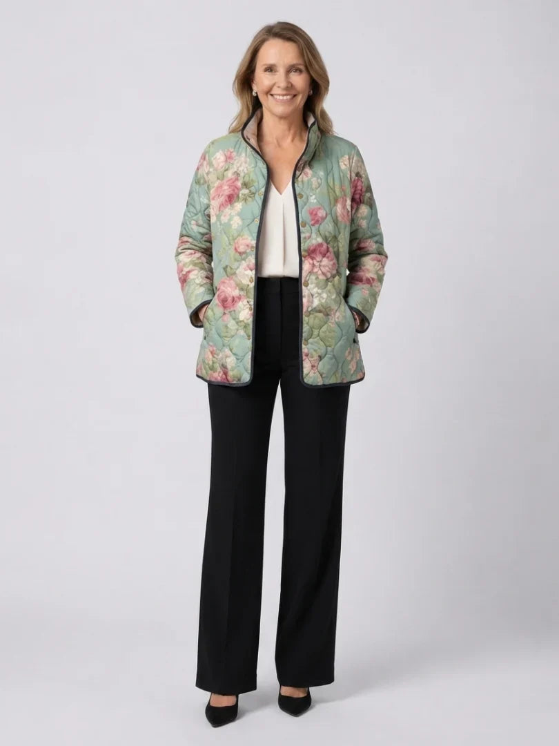 Leontine – Printed Quilted Jacket