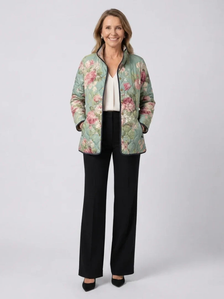 Leontine – Printed Quilted Jacket