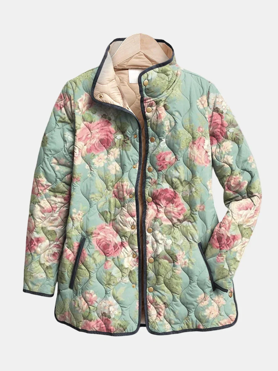 Leontine – Printed Quilted Jacket