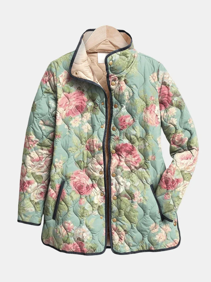 Leontine – Printed Quilted Jacket