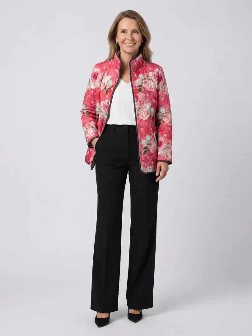 Leontine – Printed Quilted Jacket