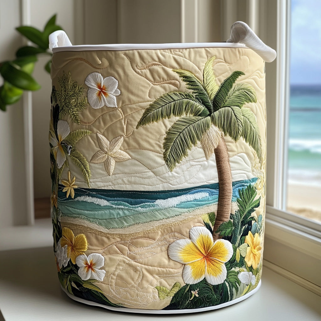 Tropisand | Hand-Quilted Laundry Basket