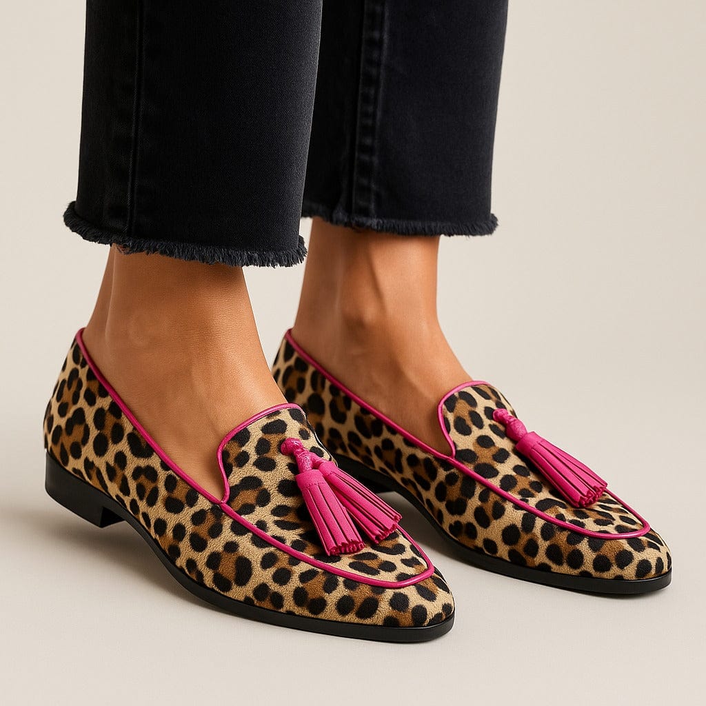 Juliana | Fringe Detail Slippers