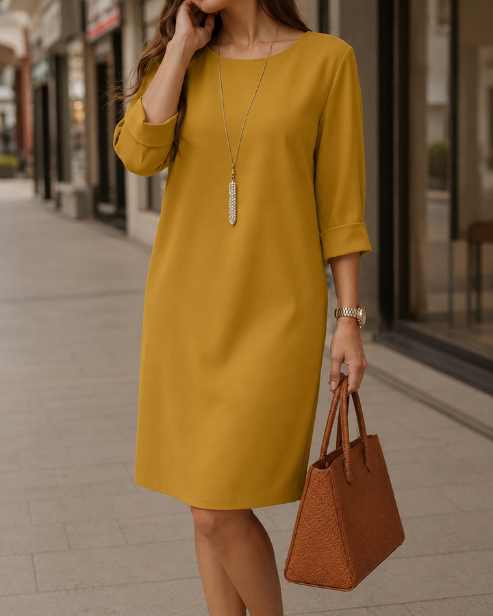 Francine – Flowy Tummy-Flattering Midi Dress