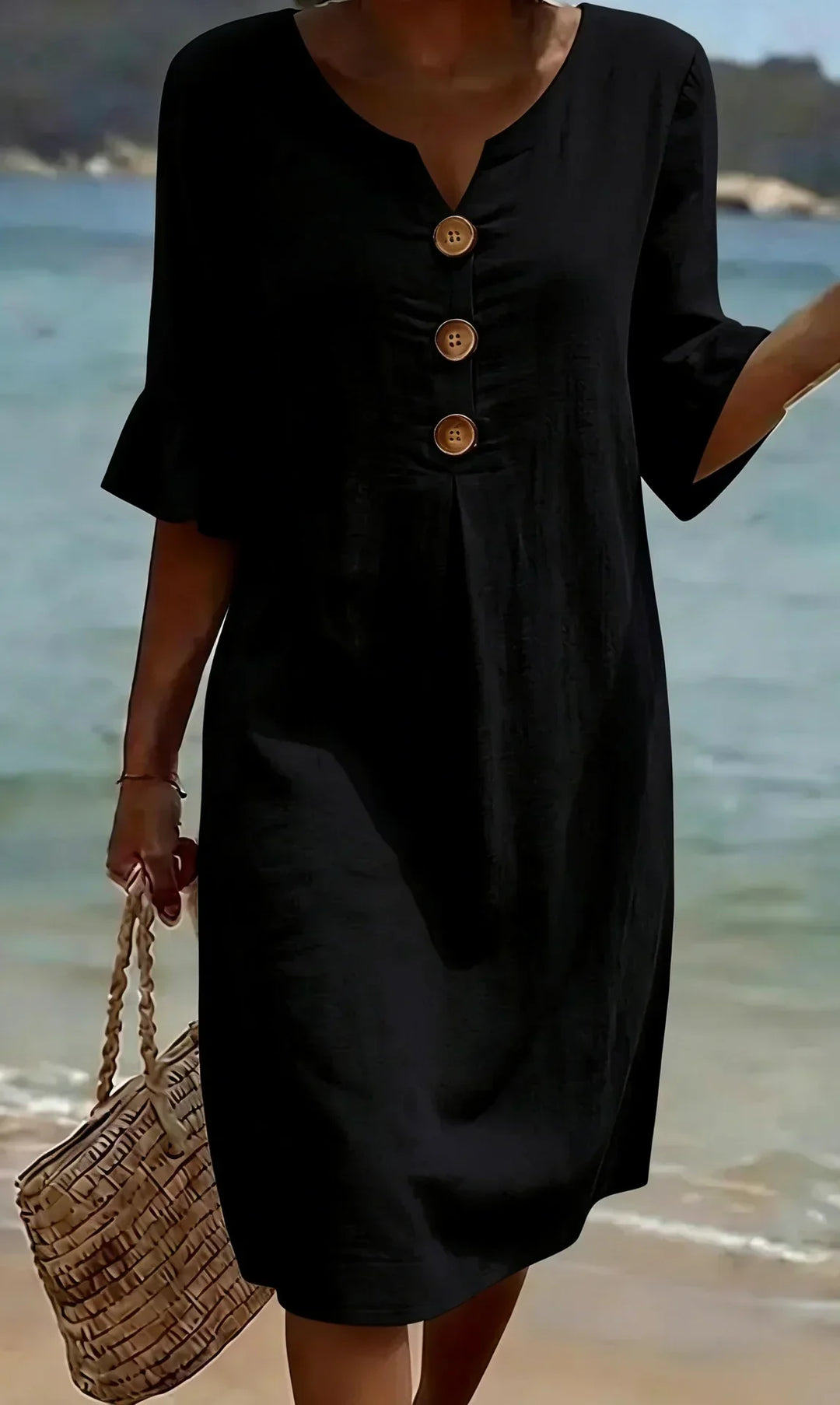 Radmila | Textured Long Sleeve Dress-