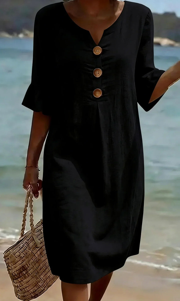 Radmila | Textured Long Sleeve Dress-