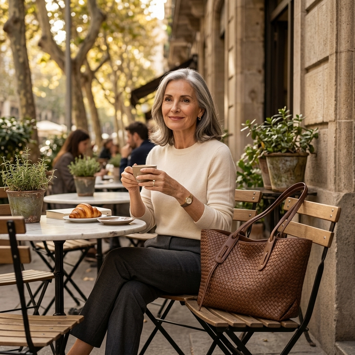 Valencia™ | Elegant Woven Tote Bag