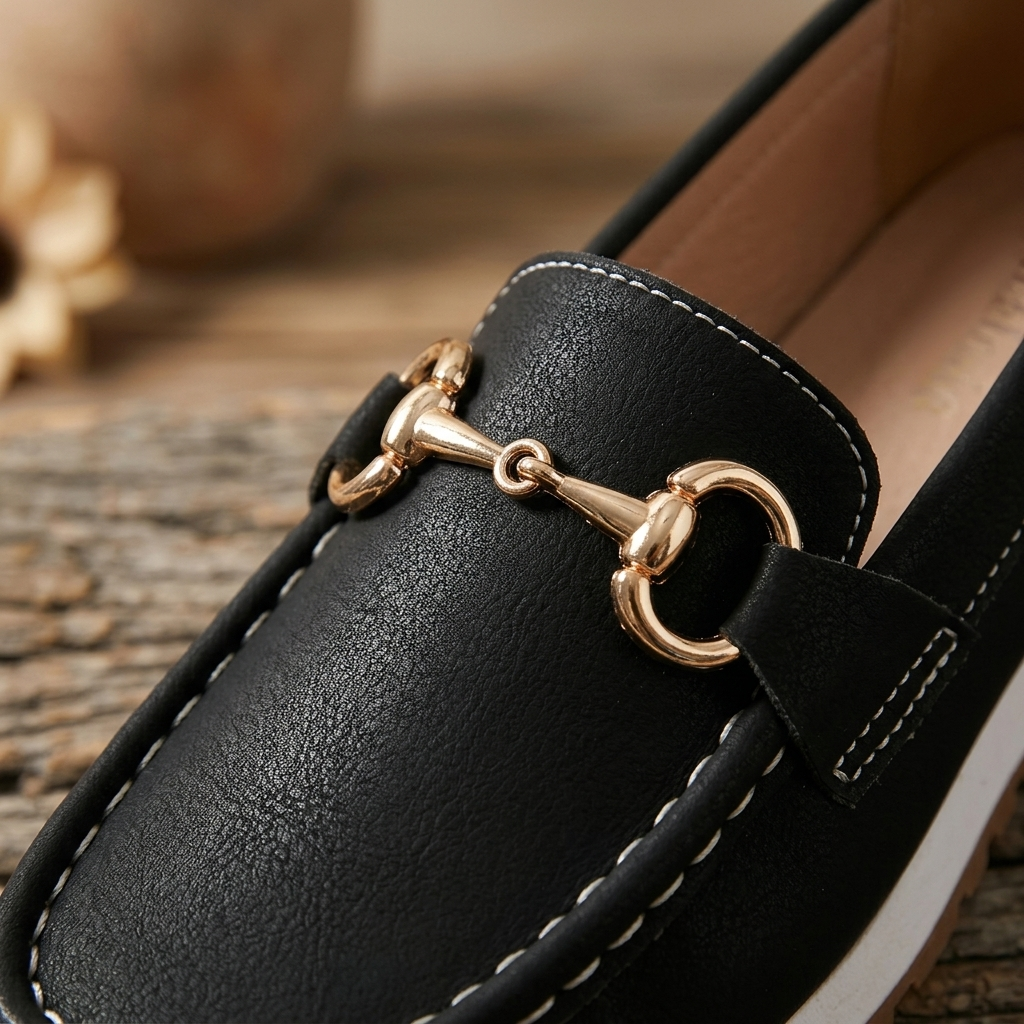 Elodie - Flat Buckle Loafers