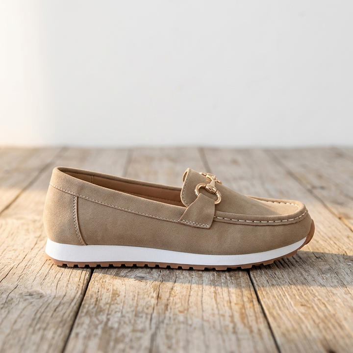 Elodie - Flat Buckle Loafers
