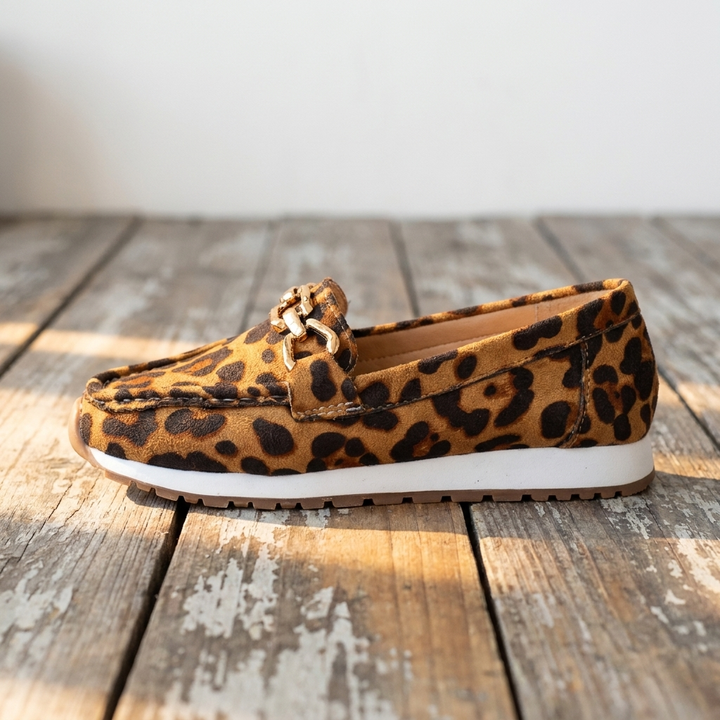 Everly - Leopard print Loafers