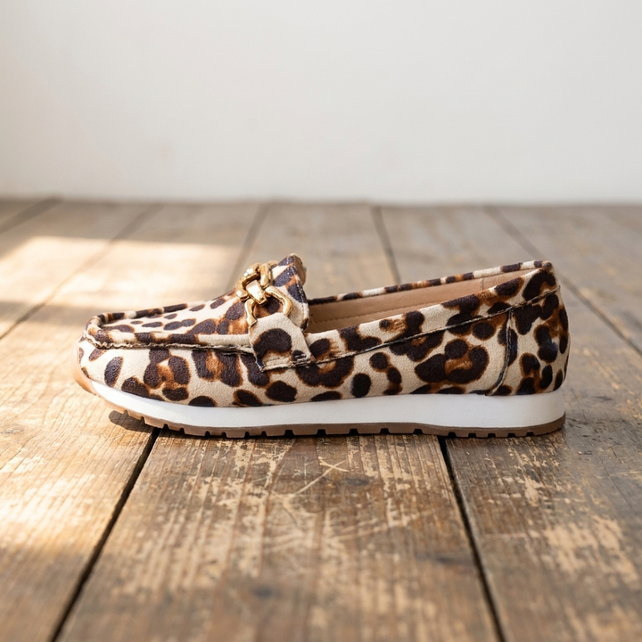 Everly - Leopard print Loafers