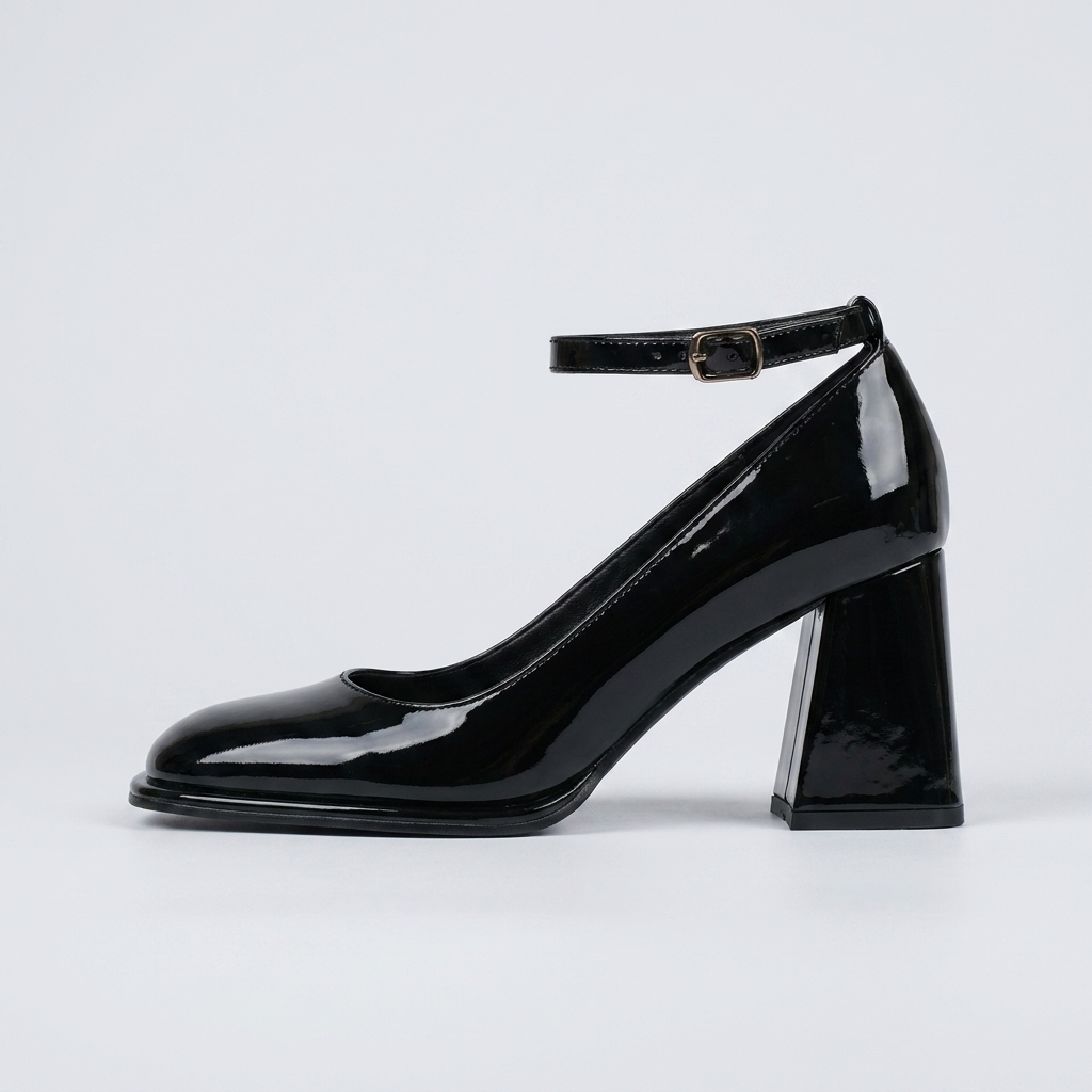 Celeste | Women's Patent Block Heel Sandals