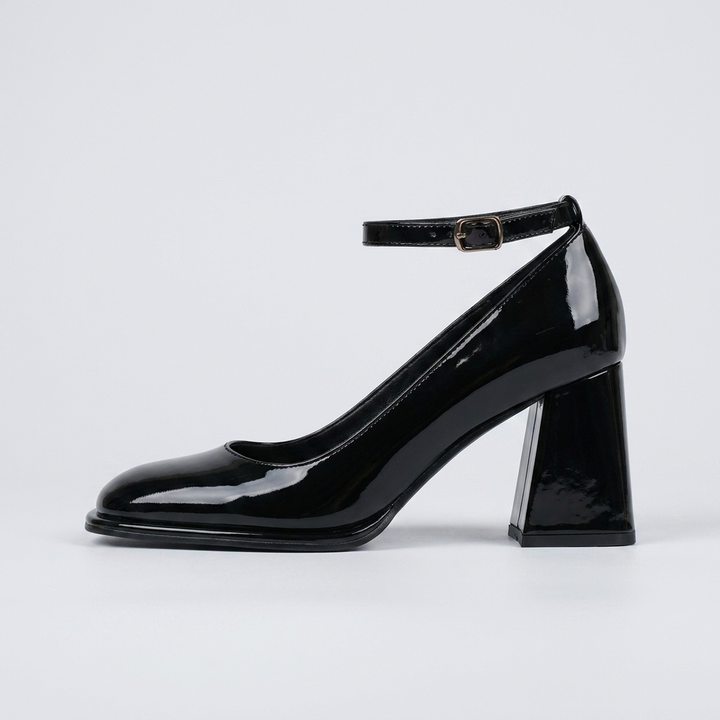 Celeste | Women's Patent Block Heel Sandals