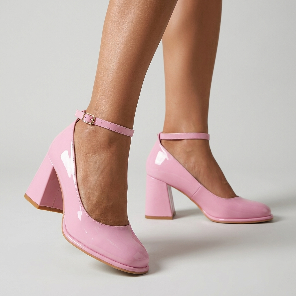 Celeste | Women's Patent Block Heel Sandals