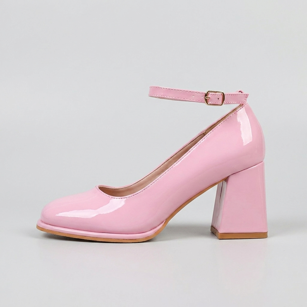 Celeste | Women's Patent Block Heel Sandals