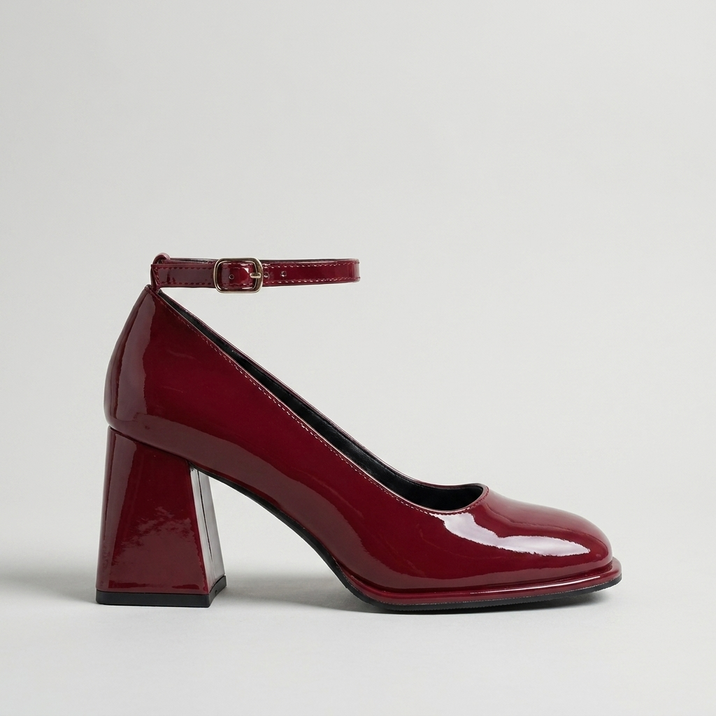 Celeste | Women's Patent Block Heel Sandals