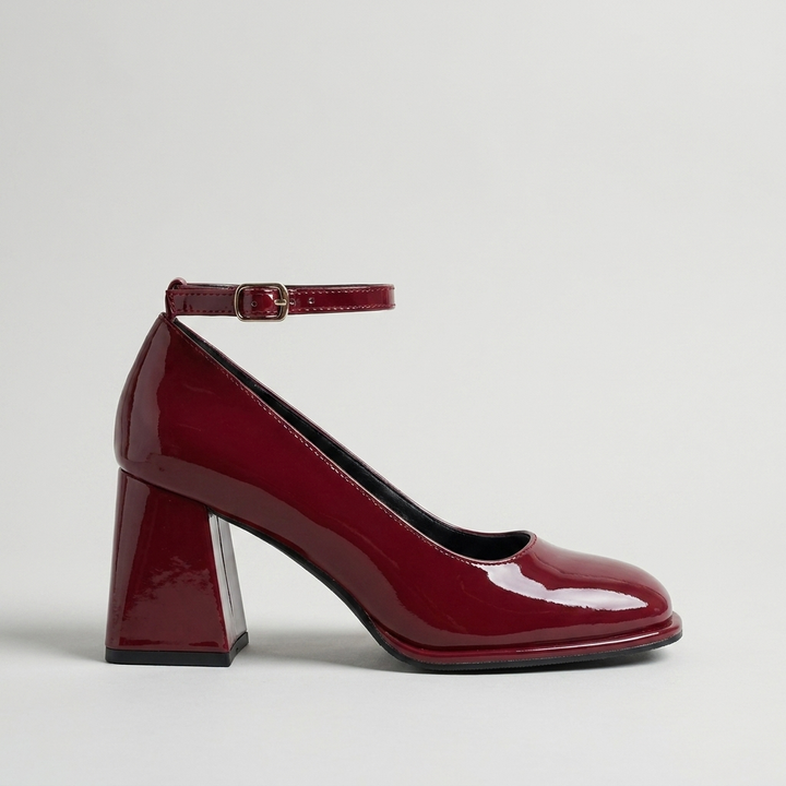 Celeste | Women's Patent Block Heel Sandals