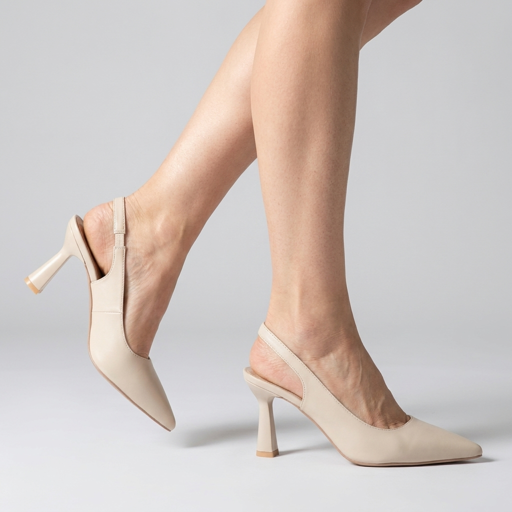Sophia | Women's Pointed Toe Slingback Heels