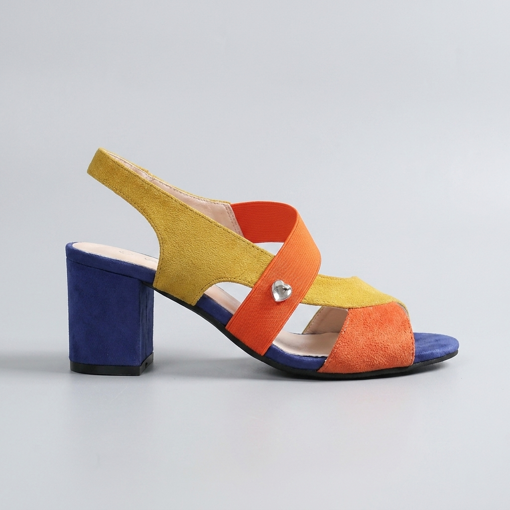 Elara | Women's Cross Strap Block Heel Pumps