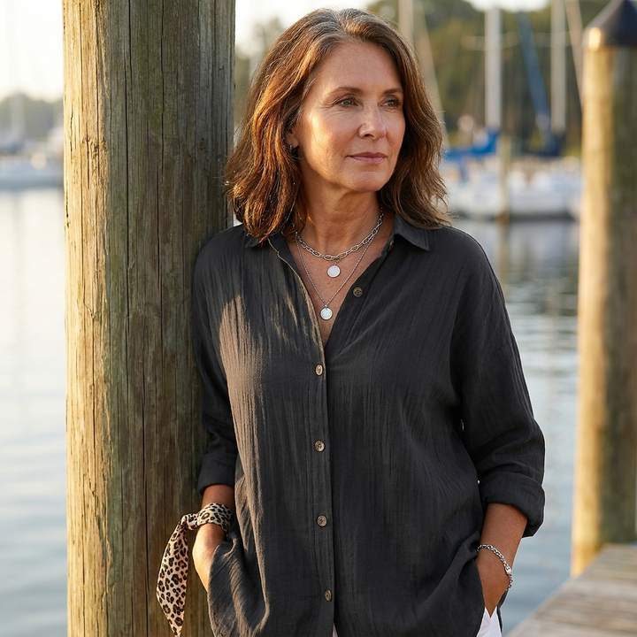Hazel | Breathable Relaxed Fit Blouse